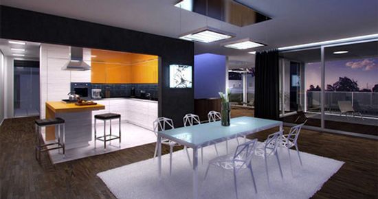 Стиль техно в интерьере