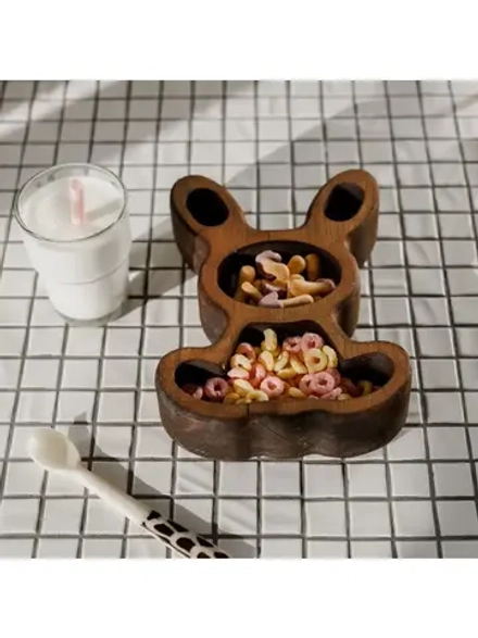 Менажница "Зайчик" из Сибирского кедра