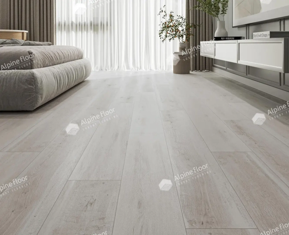 SPC ламинат Alpine Floor Дуб выбеленный
