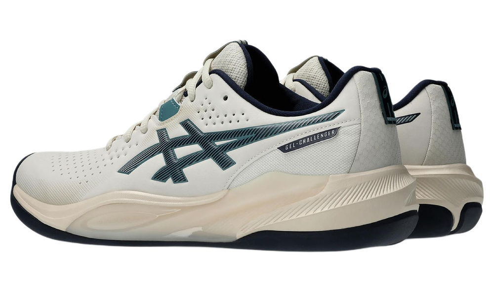 Мужские кроссовки теннисные Asics Gel-Challenger 15 Indoor - indoor/oatmeal/midnight