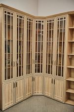 Бруно Шкаф угловой для книг ЛЕВЫЙ (350)