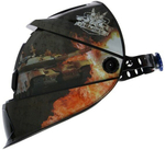 Маска сварщика Patriot WH 300 / 90х35 мм окно / степень затемнения DIN 9-13 / хамелеон / защитная маска для сварки / сварочный шлем