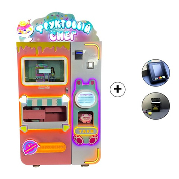 Готовый бизнес комплект вендинговый автомат мороженого «Фруктовый снег»