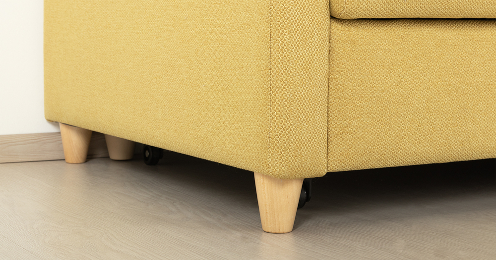 Дилан угловой диван-кровать (желтый)