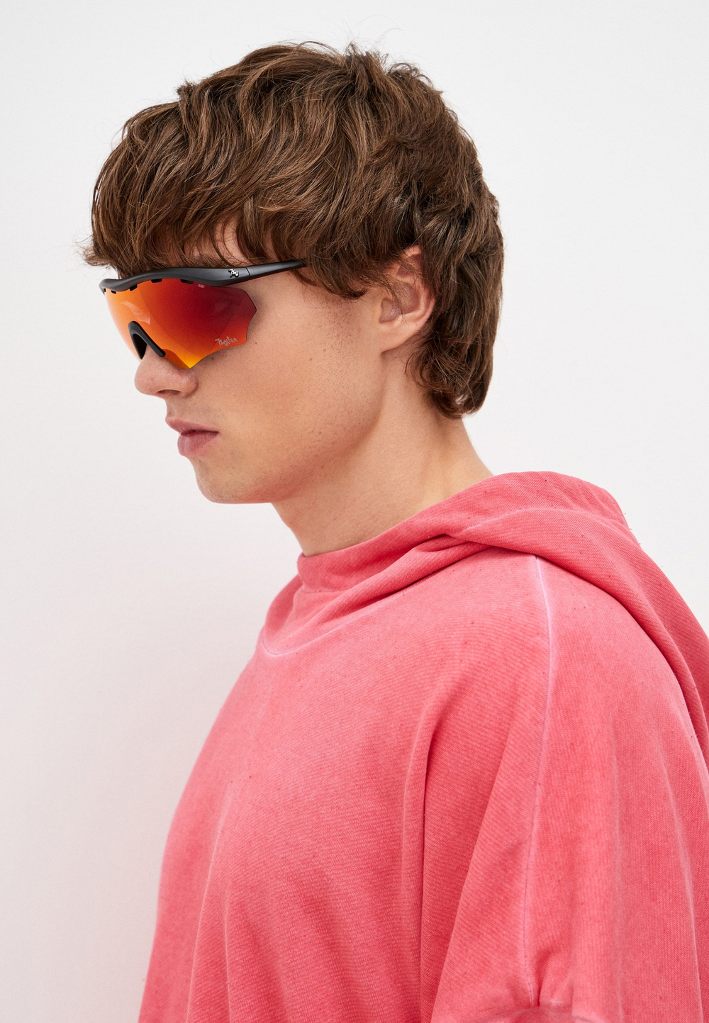 Спортивные очки с диоптриями 720armour RiderB7 / Matte Black / Smoke Full Red Ti Lens