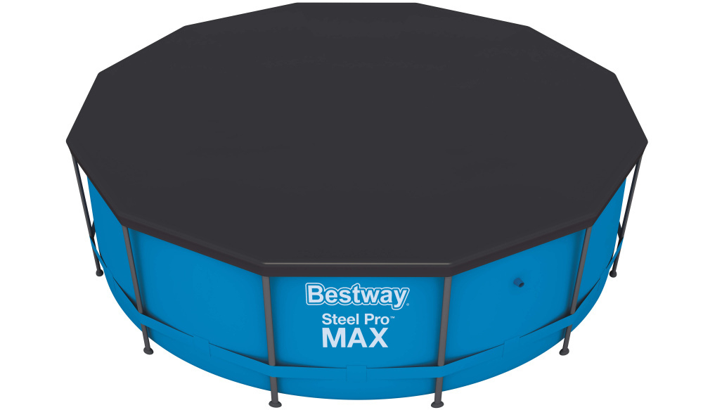 Тент для каркасного бассейна Steel Pro Pools, Steel Pro MAX Pools, Hydrium Splasher Pools 366 см (d 366см) (Bestway 58037 BW)