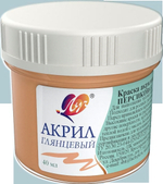 Акриловая краска пастельная 40 мл Персиковая (Луч)