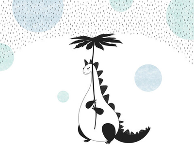 Дизайнерские обои Wall Street Dino Rino