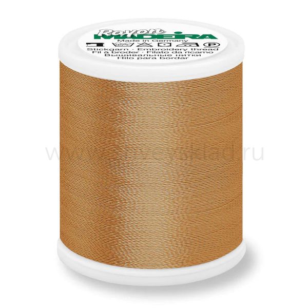 Нитки вышивальные вискоза Madeira Rayon №40, 1000 м, цв. 1126, 9841, 5 катушек