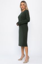 Платье трикотажное Уютный вечер (хаки) П14359-25М LT Collection