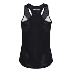 Женская теннисная майка HEAD Game Tech Padel Tank Top Women - Black, White