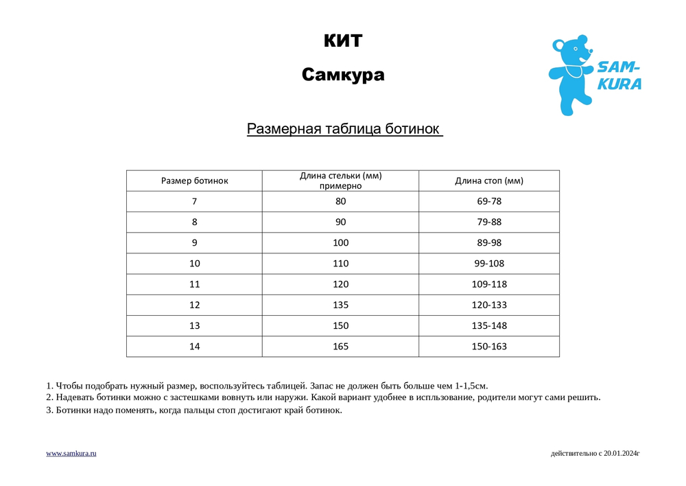 Планка Понсети (Ponseti) + ботинки КИТ