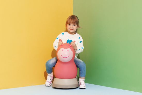 Надувной прыгун-каталка Micro Air Hopper II, розовый