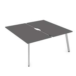 10БДКВ.285 Стол системы БЕНЧ, сдвоенный, на 2 рабочих места - конечный (1800*1635*750)