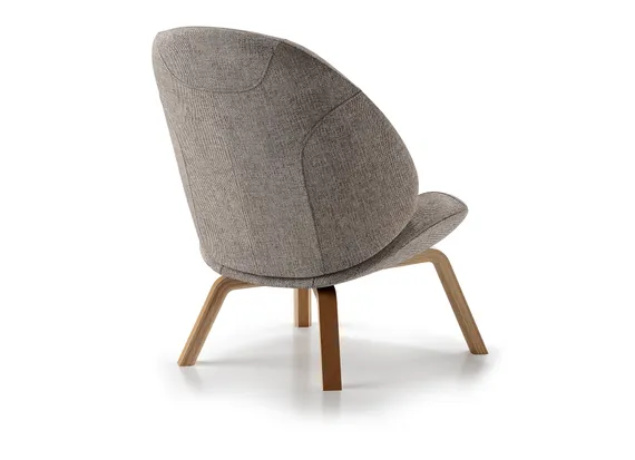 Кресло Ellipse E8.1 (бежевый, рогожка)