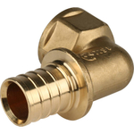 STOUT Угольник-переходник с внутренней резьбой 32*G 1" для труб из сшитого полиэтилена аксиальный*