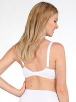 Гладкий бюстгальтер для кормления с отстегивающимися чашечками (Размер: 75B) (Цвет: грязно-синий)