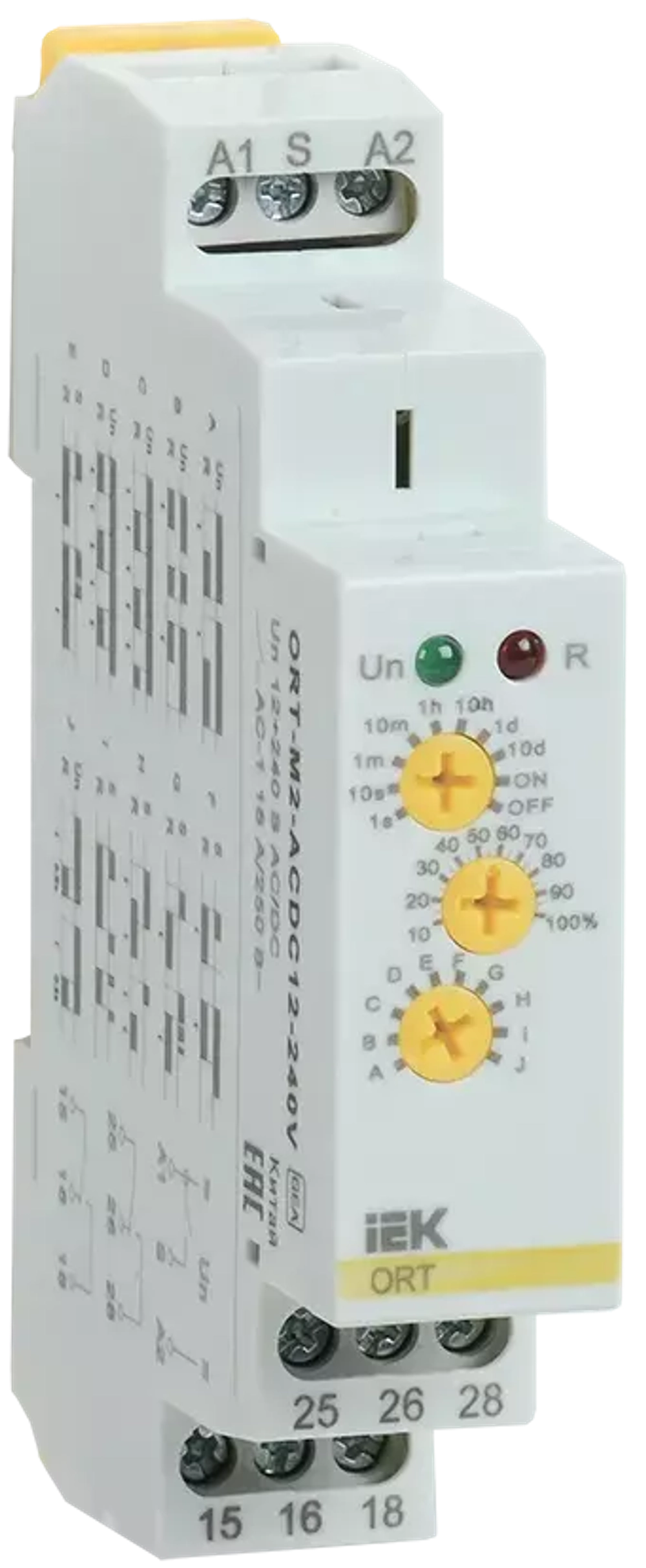 Реле времени ORT M2 многофункциональное 2 конт. 12-240 В AC/DC IEK