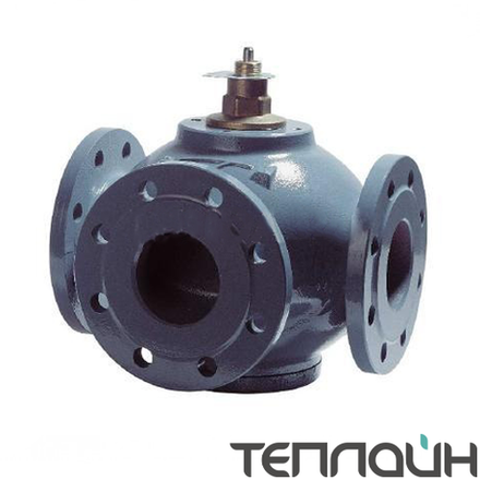 Клапан регулирующий трехходовой чугунный Broen Clorius G3F для воды DN 125 PN 16 фланцевый