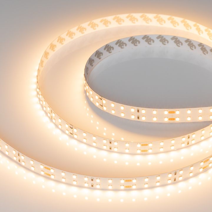 Светодиодная лента Arlight 20W/m 196LED/m 2835SMD теплый белый 5M 019091(2)