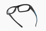 Спортивные очки с диоптриями Demetz Softness R / Matte Black / Matte Blue Colorless Cat.0