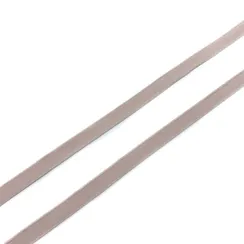 Резинка отделочная серебристый пион 7 мм, кант (цв. 168), 663/7