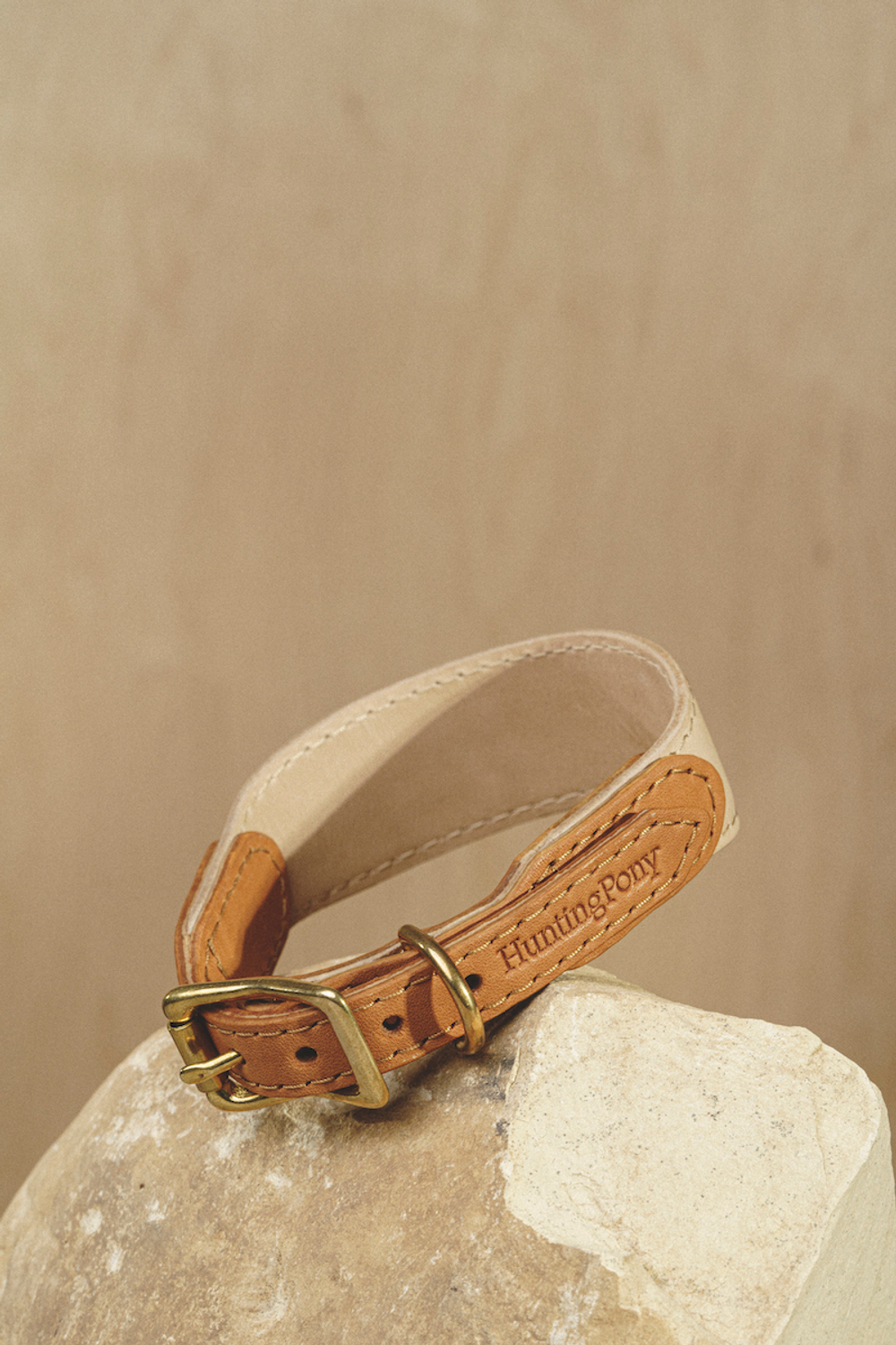 Ошейник "Пони-узелкони" Бежево-рыжий