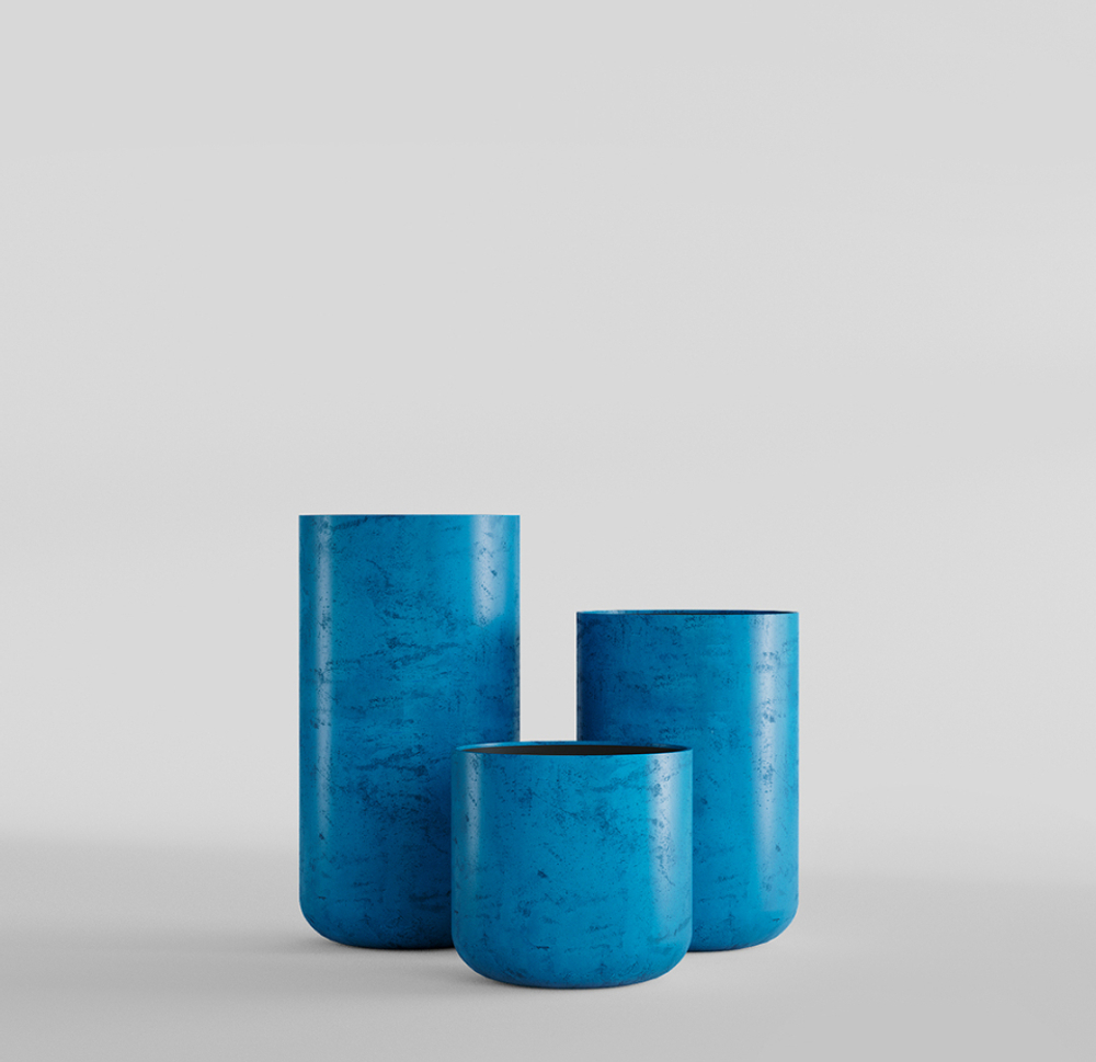 Кашпо, коллекция Color, форма TOPPER