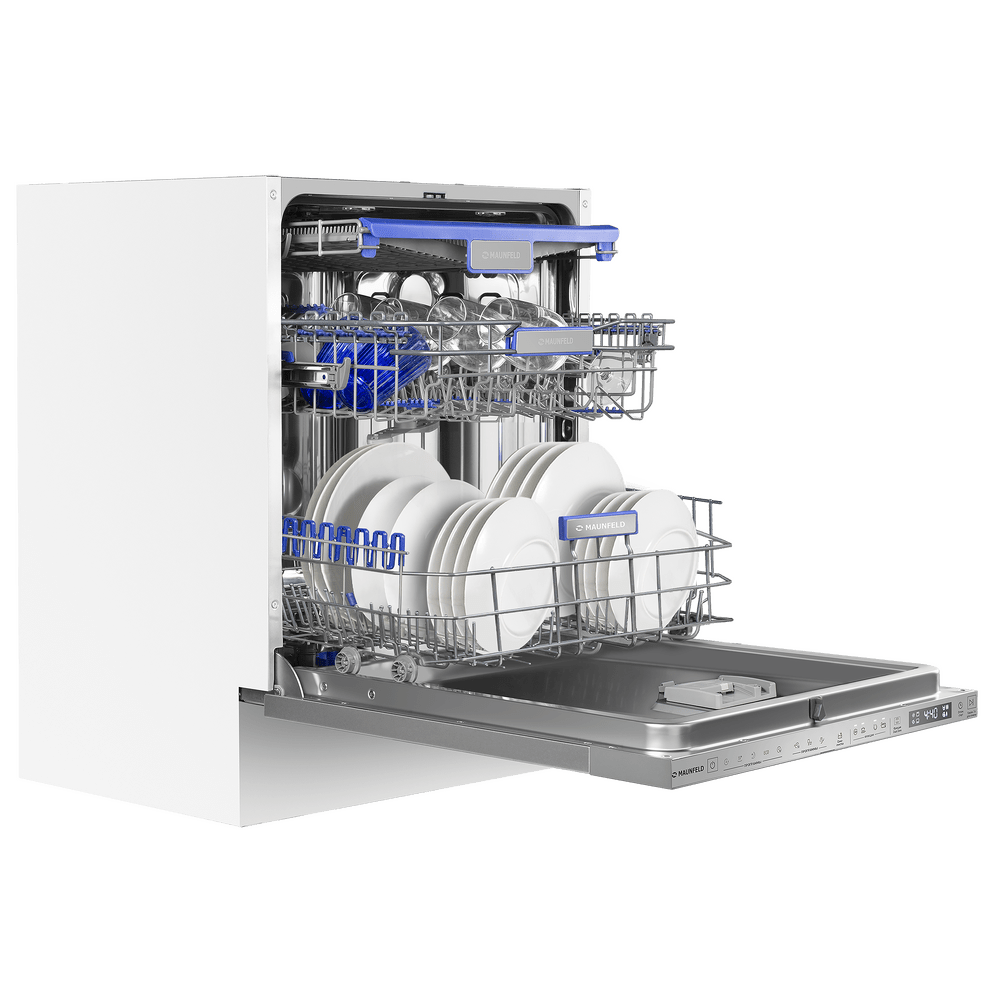 Посудомоечная машина с проекцией таймера на пол и автооткрыванием MAUNFELD MLP60330T Smart Beam Inverter