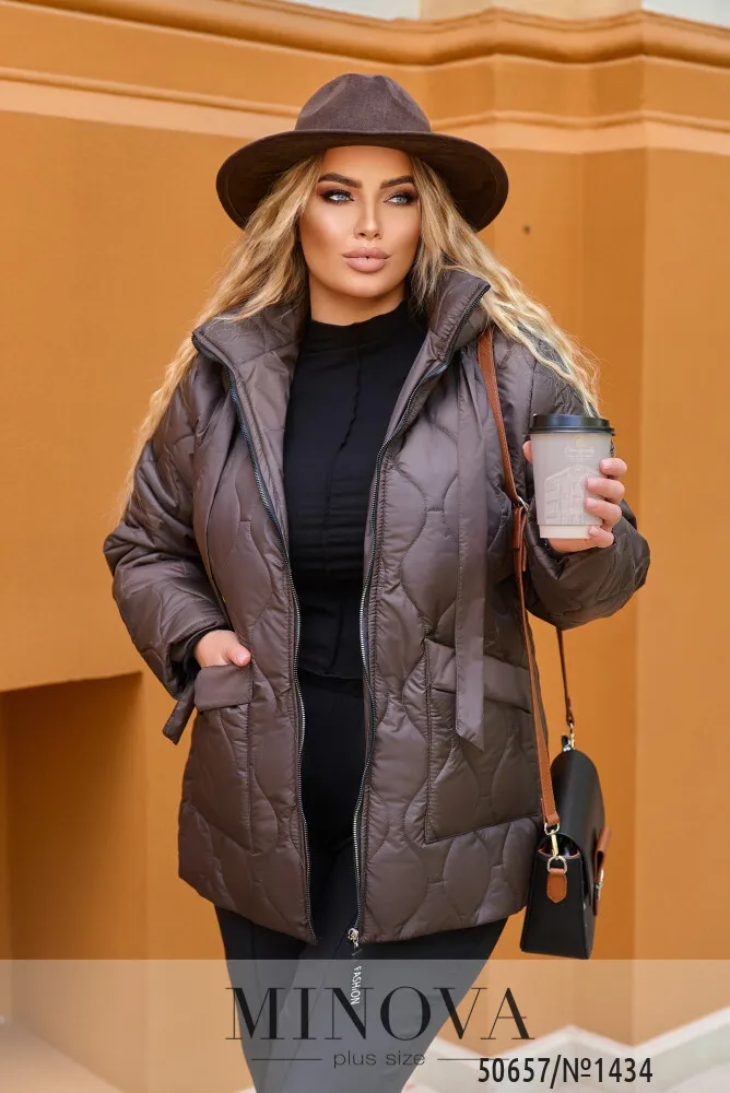 Куртка 1434-шоколадный Minova