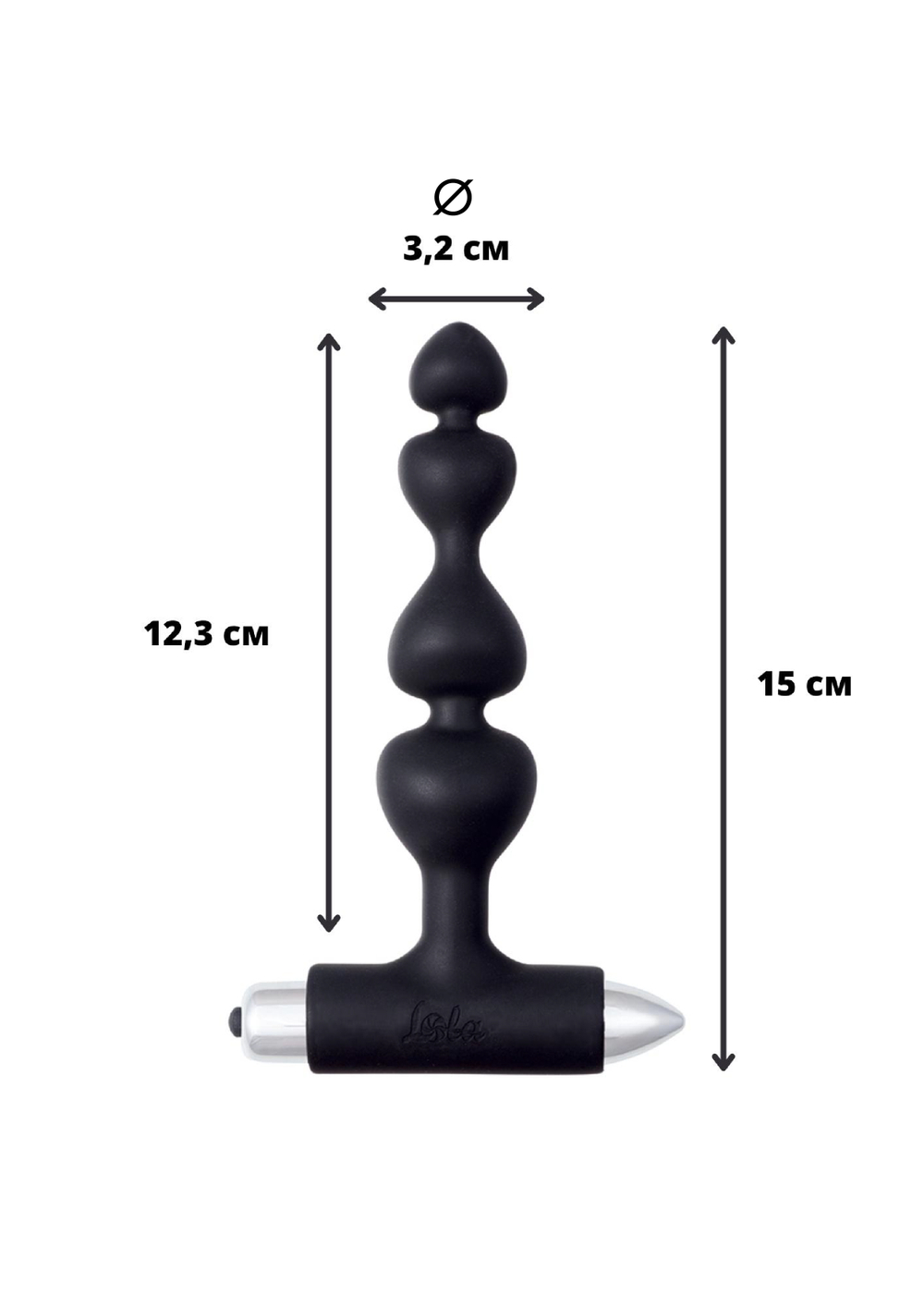 Анальная пробка с вибрацией Spice it up New Edition Excellence Black 8016-01lola