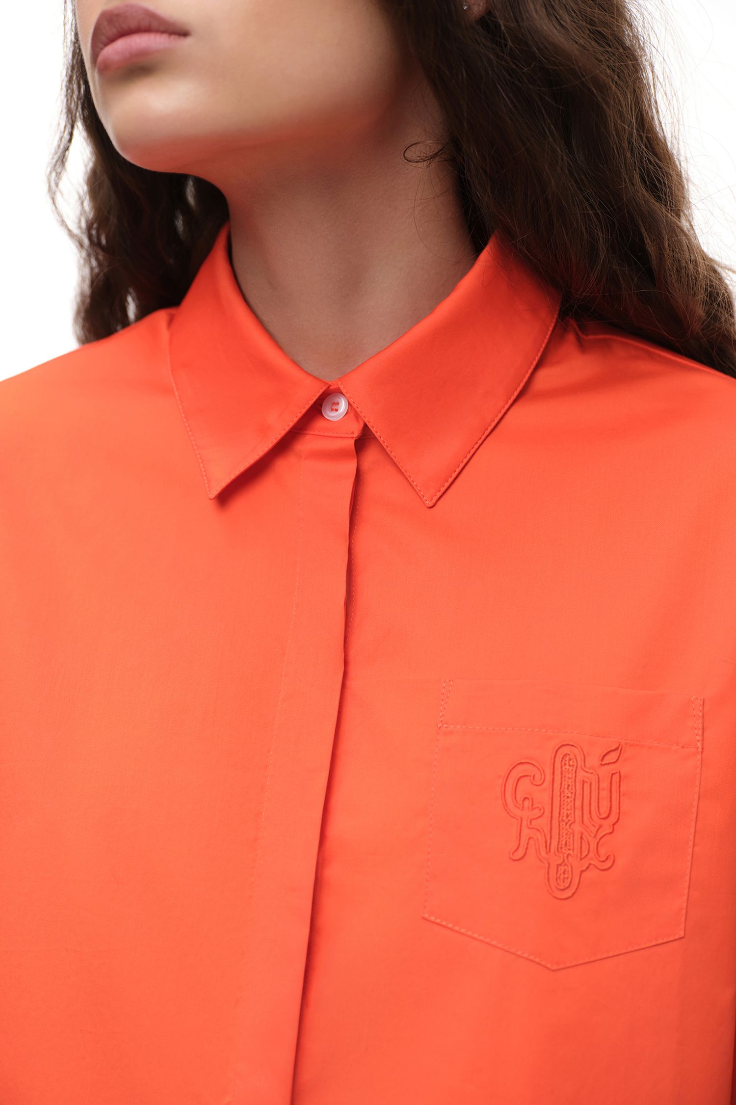 Рубашка (Comfort Core), оранжевая