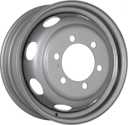 SRW Steel 7.5x19.5 10x225 ET 140 Dia 176 (silver)