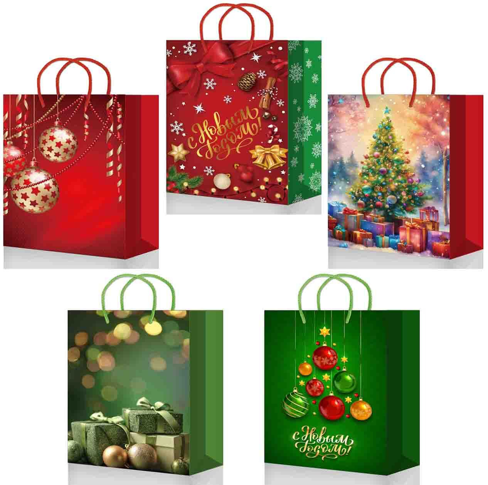 МегаМаг Пакет 627 MS25, НГ, подарочный, ламинированный, 140*200*65