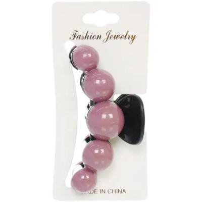 Заколка - краб для волос на блистере «LAVENTA», шесть цветов в ассортименте, 10см●