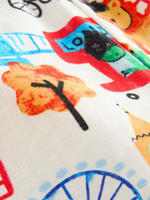 Шорты льняные для мальчика Next AG3-797, Молочный