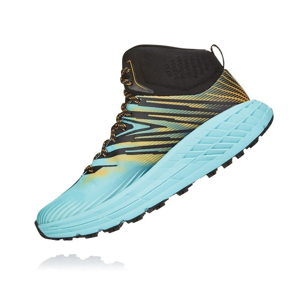 Ботинки женские HOKA W SPEEDGOAT MID 2 GTX Antigua Sand / Golden Rod