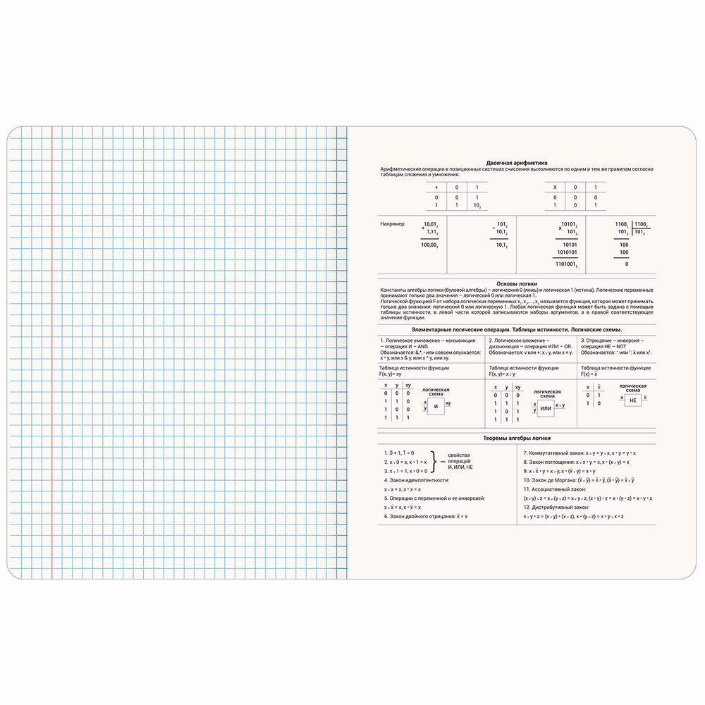 Тетрадь предметная "PASTEL" 48 л., SoftTouch, фольга, ИНФОРМАТИКА, клетка, BRAUBERG, 404315