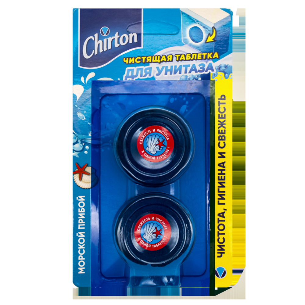 Chirton Чистящая таблетка для унитаза Морской прибой 50 гр