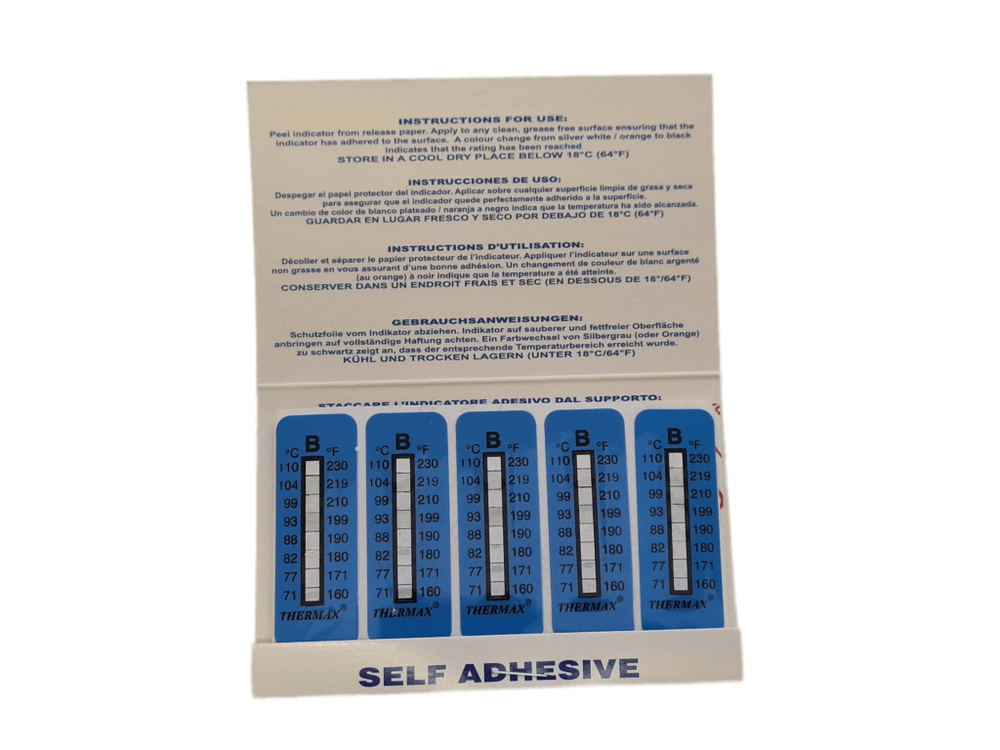 Термоиндикаторы Thermax Level 8 Range B