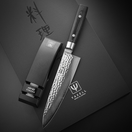 Нож Поварской-Шеф и точилка Yaxell Zen
