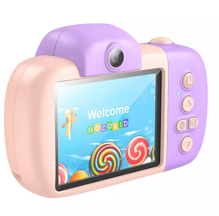 Детская фото-видео камера HOCO DV201 (розовый)
