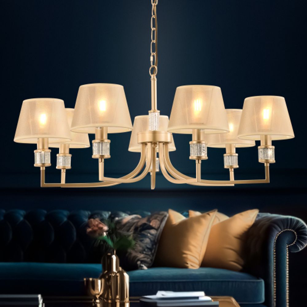 Люстра Rivoli Elinor 2083-307 7 х Е14 40 Вт классика | Rivoli