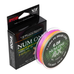 Шнур NUM ONE PE4X-100M 6.0#/0,405 Multi Colour