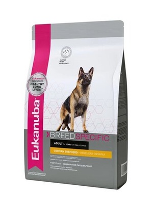 Корм для взрослых собак, Eukanuba Dog GERMAN SHEPHERD, породы Немецкая овчарка