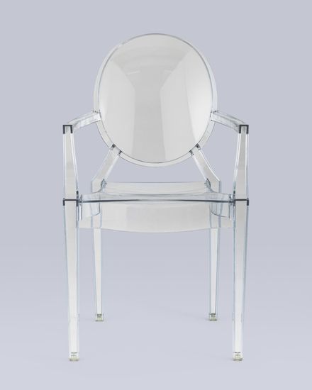 Стул Victoria Ghost с подлокотниками прозрачный