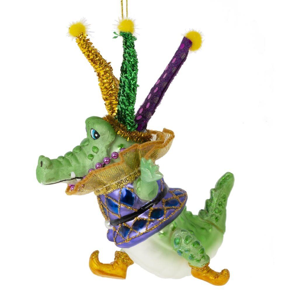 GAEM Украшение новогоднее "Крокодил", L12,5 W8,5 H15 см
