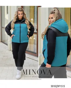 Жилет 1515-бирюзовий Minova