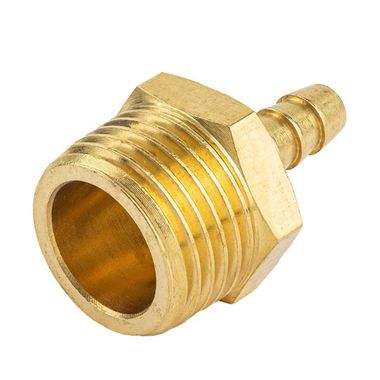 Штуцер пневматический наруж. резьба 1/2''- ''елочка''6мм Forsage F-MH08/04