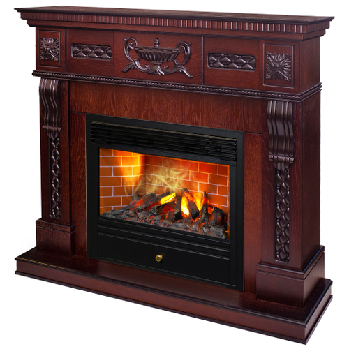 Каминокомплект Real Flame Corsica Lux 25,5/26 AO с очагом 3D Novara